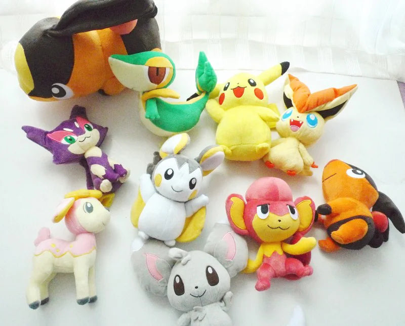 Pikachu and Gengar Plush Toys for Kids and Pets