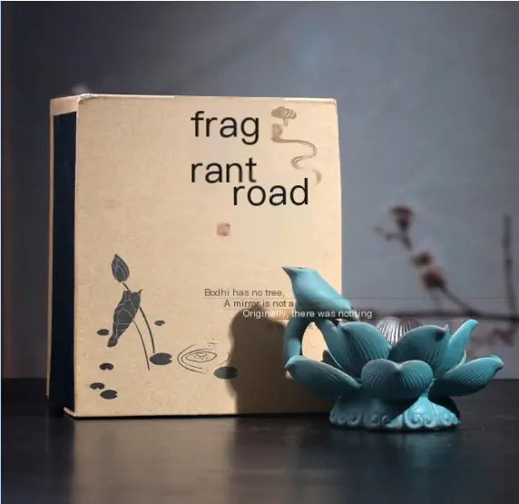 Creative Backflow Incense Burner with LED Gift Box