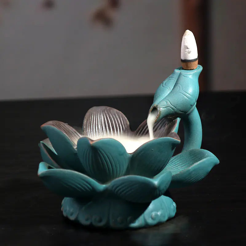 Creative Backflow Incense Burner with LED Gift Box